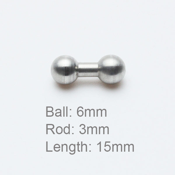 double-ball rod for rig