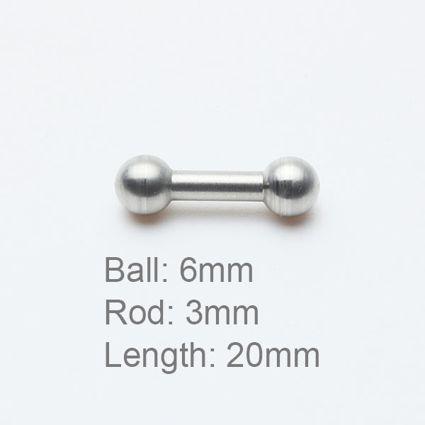 double-ball rod for rig