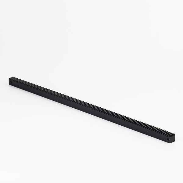 Carbon steel rail for stop motion winder