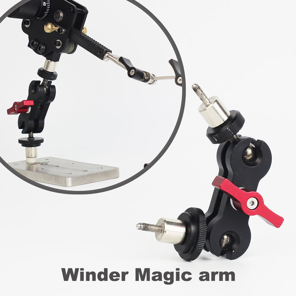 Single-rail linear winder system