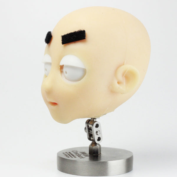 Silicone head for stop motion puppet