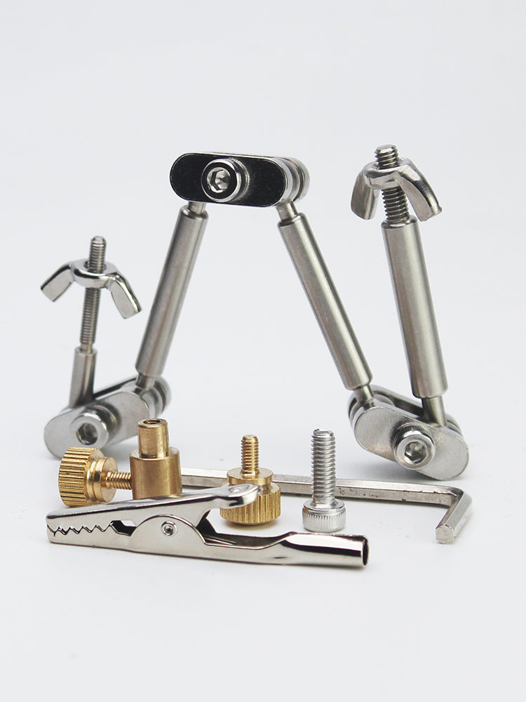 Stop Motion Animation Kit, RVS Armature Rigging System, met 5 connectoren, 26 cm hefbeugel, Studio Stop Motion Rig Arm, voor actiefiguren, modellen ( armlengte: 25 cm