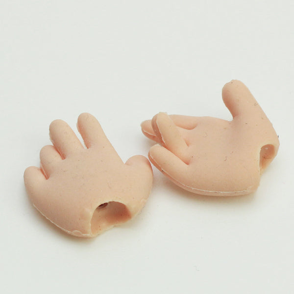 Posable Silicone hands for OBITSU doll body for blythe