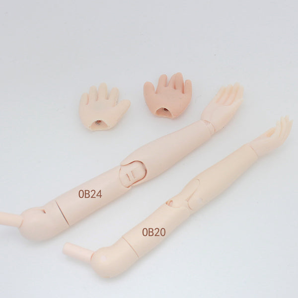 Posable Silicone hands for OBITSU doll body for blythe