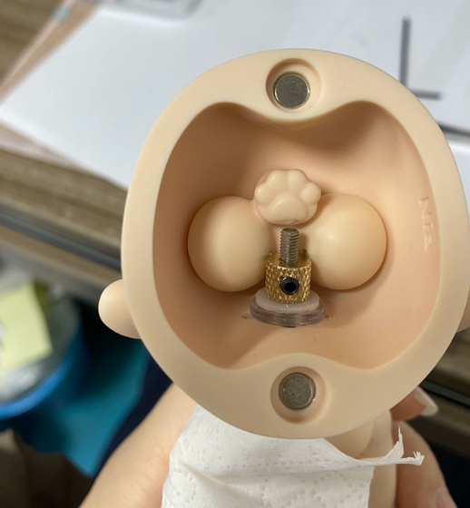 Stronger Neck joint for OBITSU doll body with 1/6 BJD head