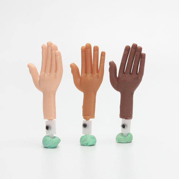 Silicone hands for puppet in stop motion