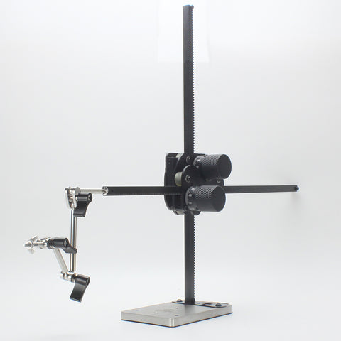 Dual-rail stop motion winder system