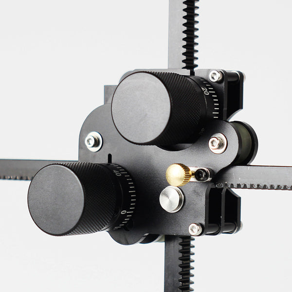 Dual-rail stop motion winder system