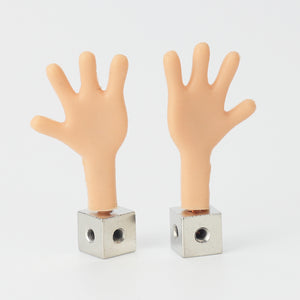 Silicone hands for puppet