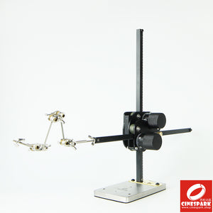 Dual-rail stop motion winder system